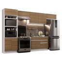 Ver imagem 3 de Armário de Cozinha Completa 350cm Branco/Rustic Glamy Madesa 01