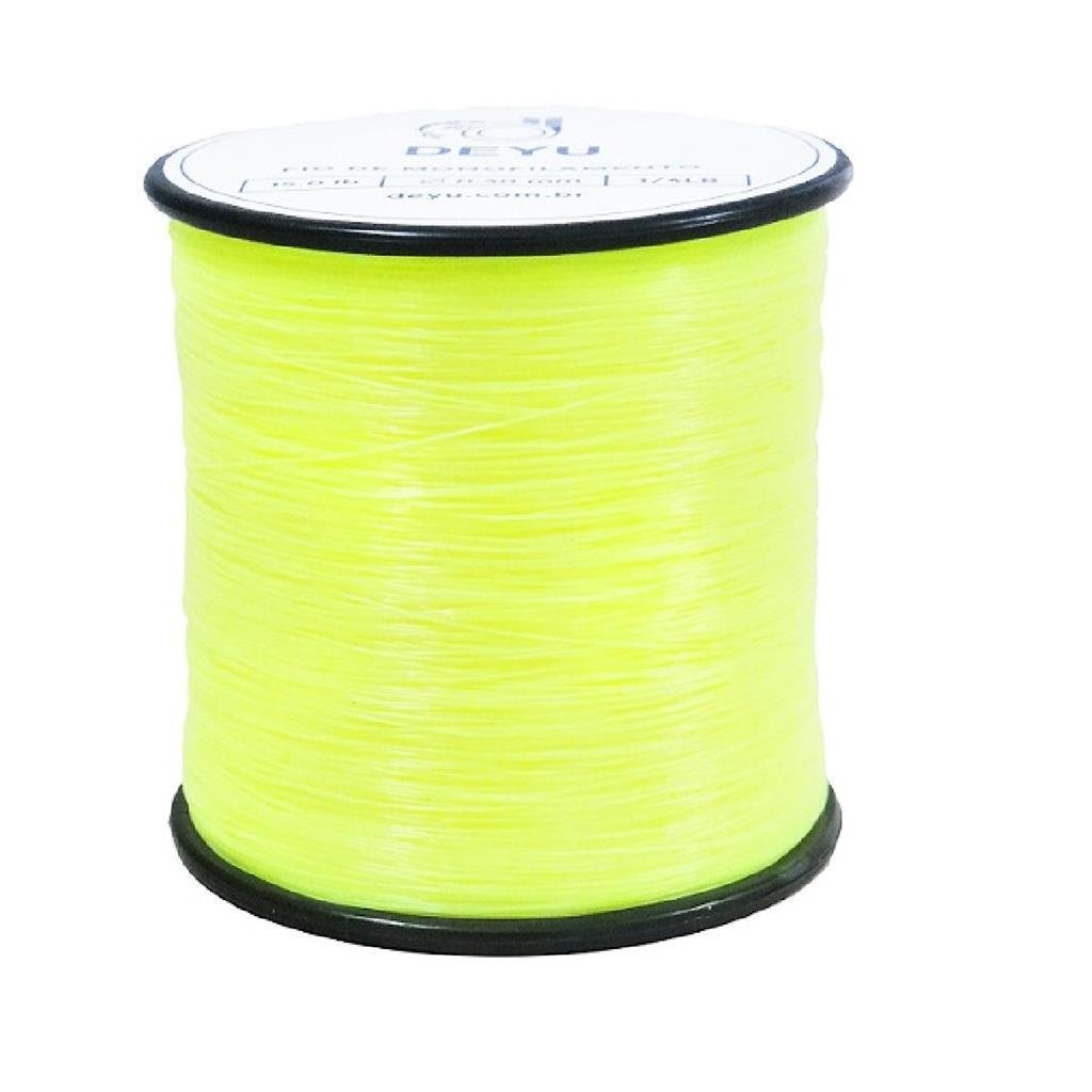 Linha Pesca Mono Amarelo 0,35 Mm 100 Gramas 19 Lbs 820 Mts - 1