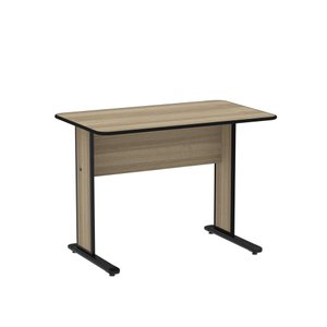 Mesa Auxiliar Maxxi Pandin 90 Cm Noce Naturale e Preto
