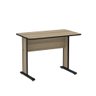 Mesa Auxiliar Maxxi Pandin 90 Cm Noce Naturale e Preto - 1