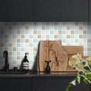 Ver imagem 1 de Papel de Parede Pastilha 3D Mix - Várias Cores - Atacama