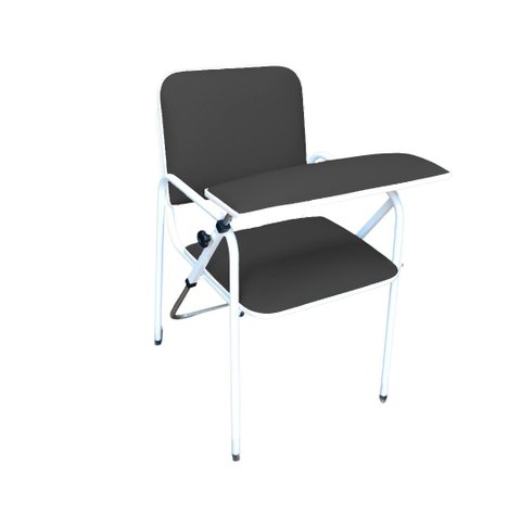 Cadeira Coleta Standard com Braço Frontal Preta