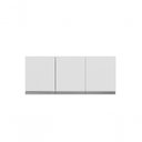 Ver imagem 1 de Módulo Armário Aéreo P- Cozinha Andreia 120cm C- 3 Portas
