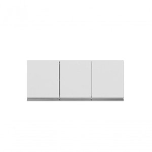Módulo Armário Aéreo P- Cozinha Andreia 120cm C- 3 Portas