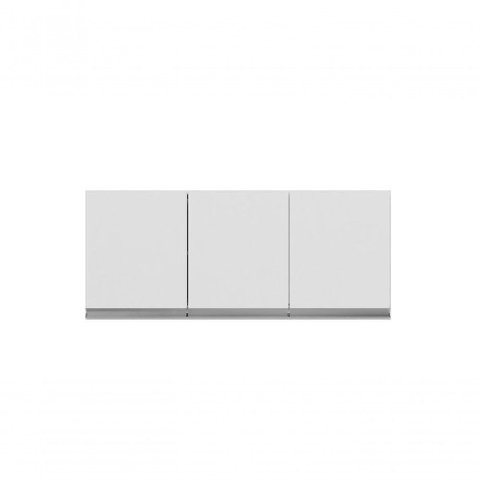 Módulo Armário Aéreo P- Cozinha Andreia 120cm C- 3 Portas