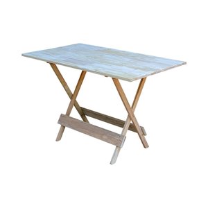 Mesa de Madeira Dobravel 1,20x70 sem Pintura