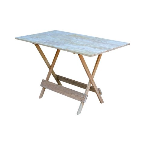 Mesa de Madeira Dobravel 1,20x70 sem Pintura