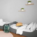 Ver imagem 3 de PAPEL DE PAREDE BOBINEX SONHOS - LINHO CINZA
