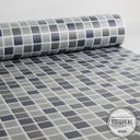 Ver imagem 3 de Papel de Parede Pastilha 3D Mix - Várias Cores - Azul