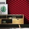 Papel de Parede Cubo 3D Classic - Várias Cores - Vermelho - 2
