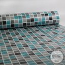 Ver imagem 3 de Papel de Parede Pastilha 3D Mix - Várias Cores - Turquesa