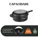 Ver imagem 5 de Conjunto Caçarola Frigideira Multiuso Ferro 24cm 3,5l – Panela Mineira