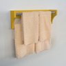 Kit Acessórios para Banheiro Conjunto 2 Peças Porta Toalhas Papel Higiênico Amarelo Laca - 3