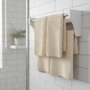 Ver imagem 1 de Toalheiro Duplo Suporte Cabideiro Porta Toalhas de Parede Acessório para Banheiro Branco Laca