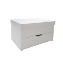 Ver imagem 7 de Porta Maquiagem Caixa Organizadora com Espelho Branco Laca