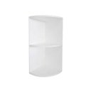 Ver imagem 2 de Cantoneira Nicho Prateleira de Canto Suspenso Multiuso Cozinha Branco Laca