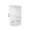 Ver imagem 4 de Cantoneira Nicho Prateleira de Canto Suspenso Multiuso Cozinha Branco Laca