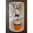 Ver imagem 3 de Cantoneira Nicho Prateleira de Canto Suspenso Multiuso Cozinha Branco Laca