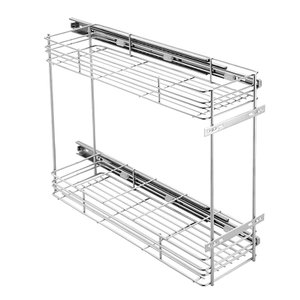Porta Garrafas Lateral com Corrediça Telescópica 4425 Inox