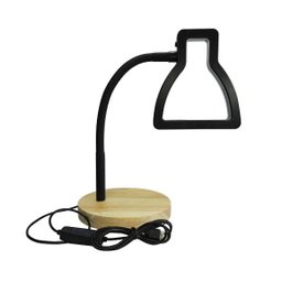 Luminária Abajur Mesa Desk Orion Madeira Articulável 3D - 1