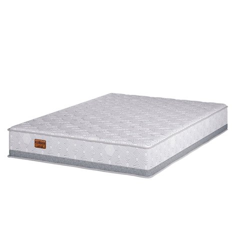 Colchão de Casal Molas Ensacadas 30cm x 138cm Oxford Arte Cúbica Cinza