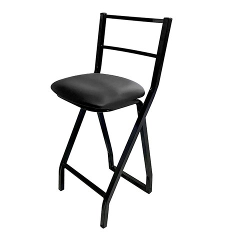 Banqueta Alta Metal Industrial para Espaço Gourmet Lanchonete Comércio