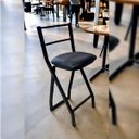 Ver imagem 4 de Banqueta Alta Metal Industrial para Espaço Gourmet Lanchonete Comércio