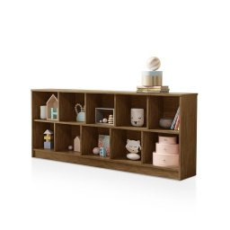Estante Montessori Amêndoa Organizador de Brinquedos 100%MDF - 1 Estante Montessori Amêndoa Organizador de Brinquedos 100%MDF - 1