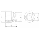 Ver imagem 2 de Soquete de Impacto Sextavado 15/16" Encaixe 1/2" Tramontina Pro
