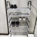 Ver imagem 1 de Sapateira Rack 6 Andares Modular Organizacao Sapato Sandalia Calcado Prateleiras Multiuso Resistente