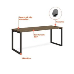 Mesa para Escritório Diretor 190cm Office - 4
