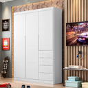 Ver imagem 1 de Guarda Roupa Infantil Eloá Branco _ Phoenix Baby