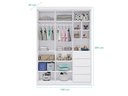 Ver imagem 2 de Guarda Roupa Infantil Eloá Branco _ Phoenix Baby