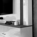 Ver imagem 4 de Home Royal Cedro Off White 37864 com rodízios EDN Móveis