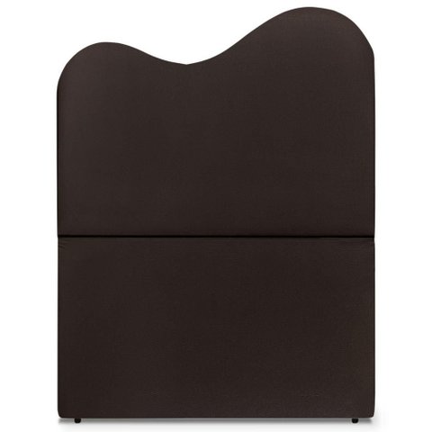 Cabeceira Solteiro 90 Cm com Frame Selena Corino Marrom Artte