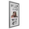 Painel Insta Para 3 Fotos Com Paspatur 18X38Cm Prata - 2