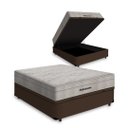 Ver imagem 1 de Cama Box Baú com Colchão de Molas Ensacadas Ortobom Airtech Springpocket Casal 138cm