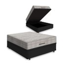 Ver imagem 1 de Cama Box Baú com Colchão de Molas Ensacadas Ortobom Airtech Springpocket Casal 138cm