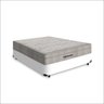 Cama Box Viúva + Colchão de Molas Ensacadas Ortobom Airtech Springpocket 128x188x65cm - 1