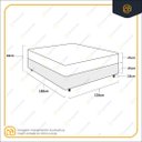 Ver imagem 5 de Cama Box Viúva + Colchão de Molas Ensacadas Ortobom Airtech Springpocket 128x188x65cm