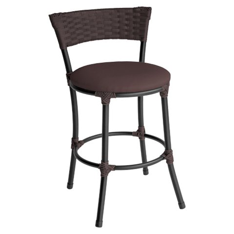 Banqueta Baixa Pisa Estofada para Balcão Baixo Gourmet