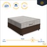 Cama Box Baú com Colchão de Molas Ensacadas Ortobom Airtech Springpocket Viúva 128cm - 2