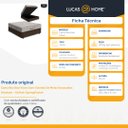 Ver mais imagens de Cama Box Baú com Colchão de Molas Ensacadas Ortobom Airtech Springpocket Viúva 128cm