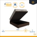 Ver imagem 3 de Cama Box Baú com Colchão de Molas Ensacadas Ortobom Airtech Springpocket Viúva 128cm