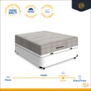 Ver imagem 2 de Cama Box Baú Viúva + Colchão de Molas Ensacadas Ortobom Airtech Springpocket 128x188x72cm