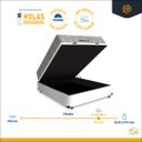 Ver imagem 3 de Cama Box Baú Viúva + Colchão de Molas Ensacadas Ortobom Airtech Springpocket 128x188x72cm