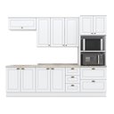Ver imagem 1 de Cozinha Modulada Americana 7 Peças Branco HP – Henn