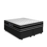 Cama Box Baú Queen + Colchão de Espuma D33 Castor Black White Double Face 158x198x69cm - 3