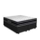 Ver imagem 3 de Cama Box Baú Queen + Colchão de Espuma D33 Castor Black White Double Face 158x198x69cm