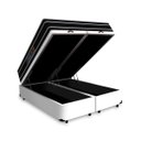 Ver imagem 4 de Cama Box Baú Queen + Colchão de Espuma D33 Castor Black White Double Face 158x198x69cm